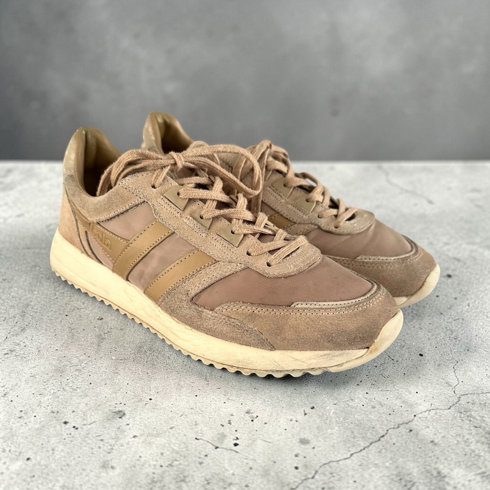 Gola Classics Women's Chicago Glimmer Sneakers Oat/Oat/Gold
